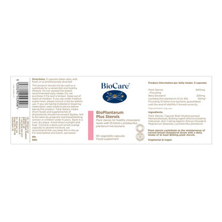 BioCare BioPlantarum Plus Sterols 90 Capsules