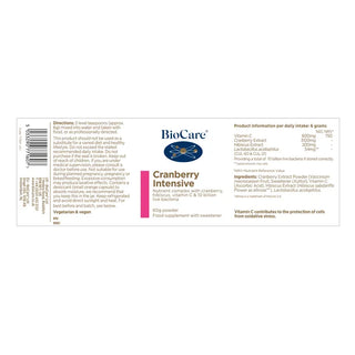 BioCare Cranberry Intensive - 60g Powder
