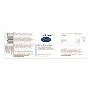 BioCare Iron Complex 90 Capsules