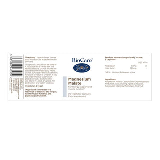 BioCare Magnesium Malate 90 Capsules