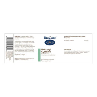 Biocare N-Acetyl Cysteine 90 Capsules