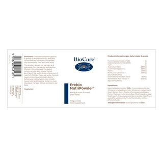 BioCare Prebio NutriPowder - 165g Powder