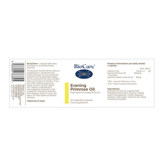 BioCare Evening Primrose Oil 30 Capsules