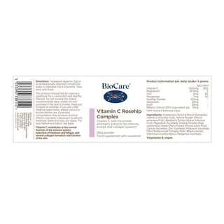 BioCare Vitamin C Rosehip Complex - 150g Powder