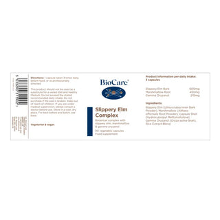 BioCare Slippery Elm Complex 90 Capsules