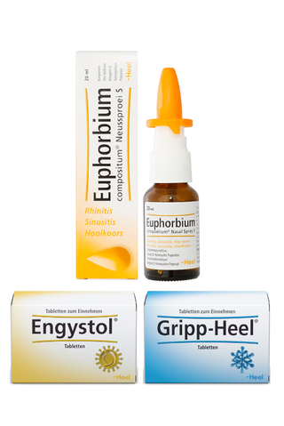 Heel Engystol Bundle (Engystol N, Gripp-Heel and Euphorbium Nasal Spray)